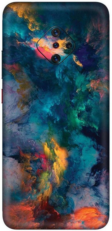 Enlinea Vivo S1 Pro Mobile Skin  (Multi Color Printed Back Skin)