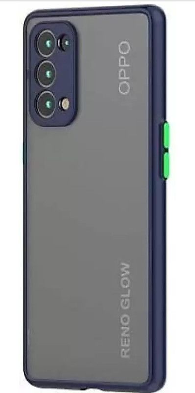MAPLE V Back Cover for OPPO Reno 5 Pro 5G  (Blue, Hard Case)