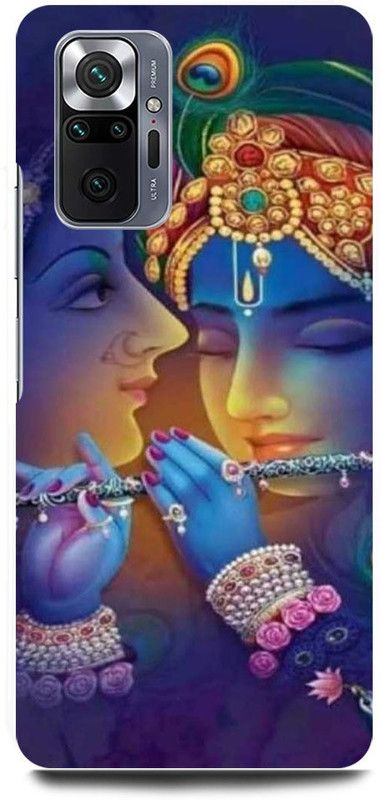 FRONK Back Cover for REDMI Note 10 Pro Max, RADHA, KRISHAN, KISHAN, KANHAIYA, JI, RANI  (Blue, Hard Case, Pack of: 1)