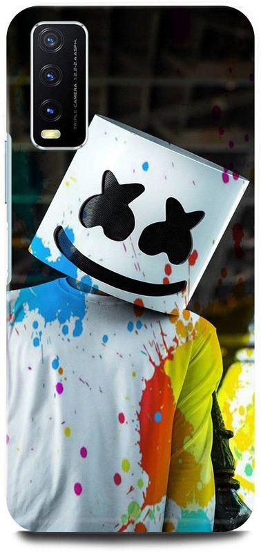 play fast Back Cover for Vivo Y20i, V2027 MARSHMELLOW, MARSHMELLO, MUSIC, DJEDM, ARTJOKER  (Multicolor, Hard Case, Pack of: 1)