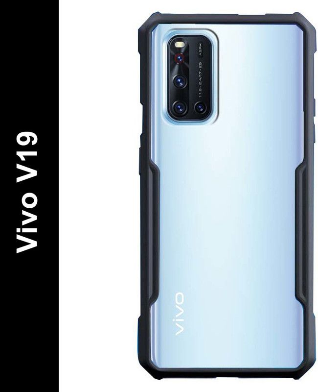 Aspir Back Cover for Vivo V19  (Black, Pack of: 1)