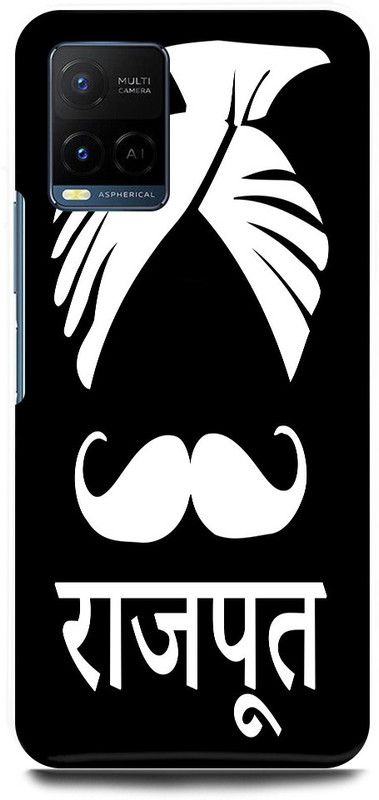 play fast Back Cover for Vivo Y21A, V2149 RAJPUT, RAJPOOT, BANNA, JI, BOY  (Black, Hard Case, Pack of: 1)