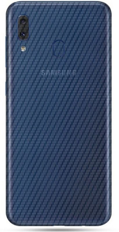 OggyBaba samsung galaxy a20 Mobile Skin  (Transparent Carbon Fibre Skin Matte Finish)
