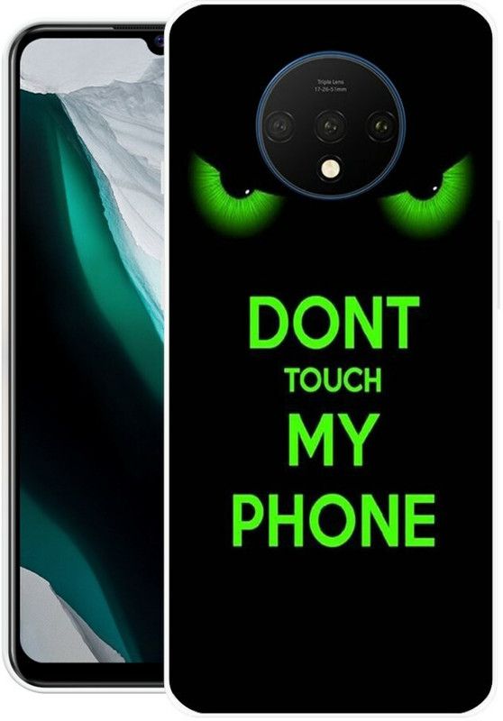 SIMAWAT Back Cover for OnePlus 7T  (Multicolor, Grip Case, Silicon)