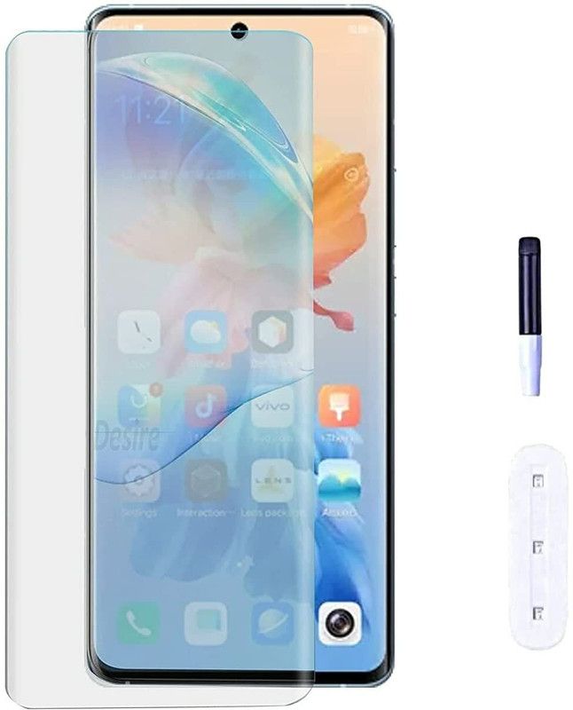 Maxboost Tempered Glass Guard for Vivo S16 Advanced UV Strong Tempered Glass With Installation Kit  (Pack of 1)
