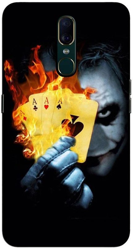 CROKIAN Back Cover for Oppo F11 Joker Back Cover  (Multicolor, Hard Case, Pack of: 1)