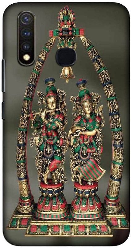 CROKIAN Back Cover for Vivo Y19 Krishna Back Cover  (Multicolor, Hard Case, Pack of: 1)