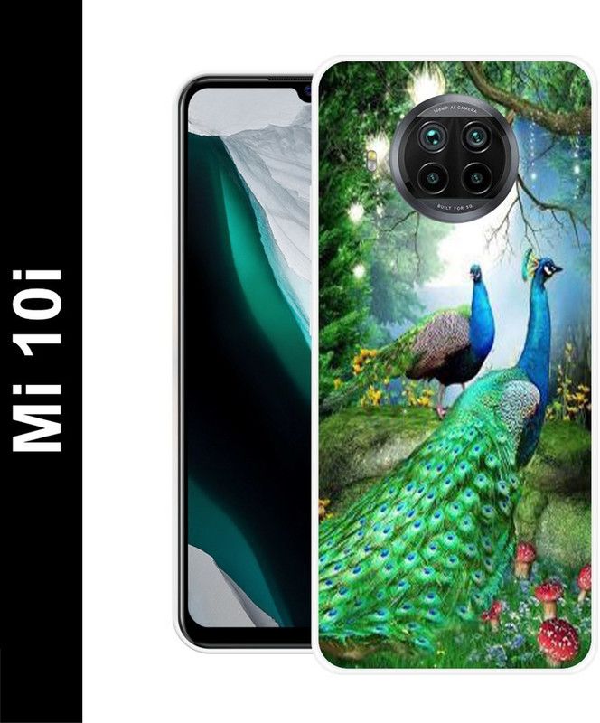 Aabra Back Cover for Mi 10i  (Multicolor, Silicon, Pack of: 1)