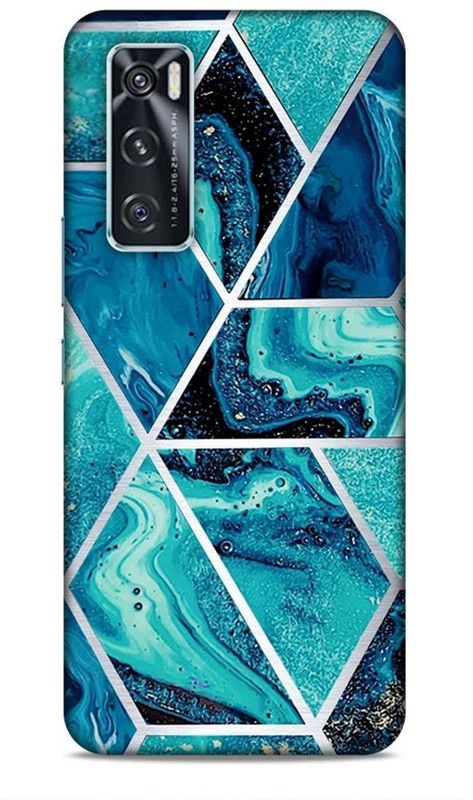 Printastic Back Cover for Vivo V20  (Black, White, Waterproof)