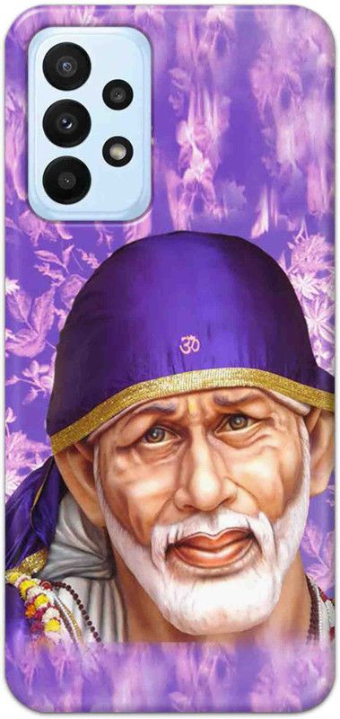 NDCOM Back Cover for Samsung Galaxy A23 Sai Baba Print Printed  (Multicolor, Hard Case, Pack of: 1)