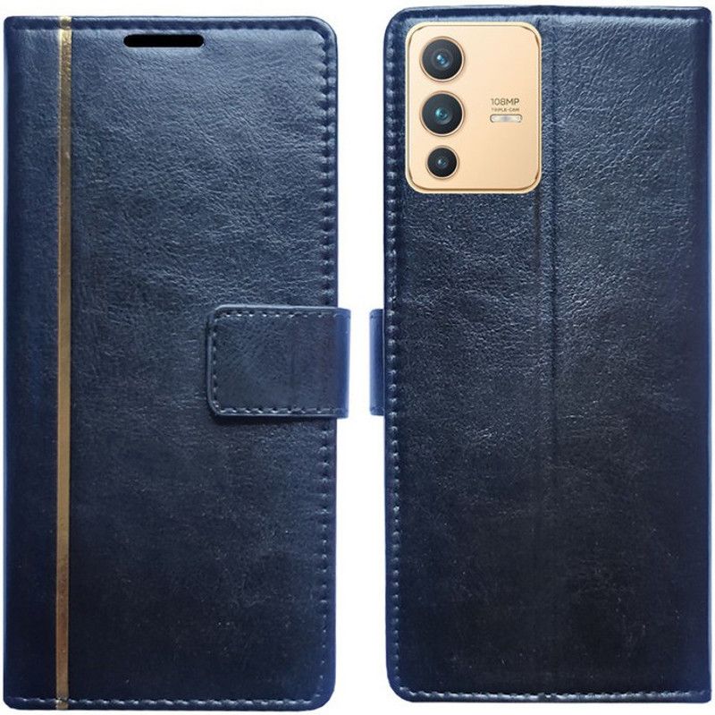 AD Enterprises Flip Cover for VIVO V23 PRO 5G in High Quality Material  (Black, Magnetic Case, Pack of: 1)