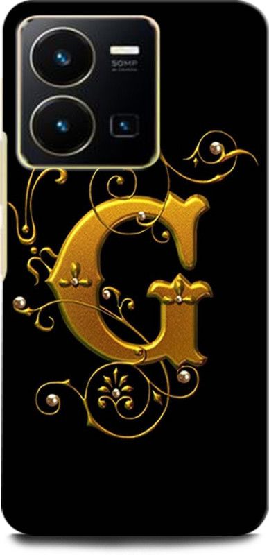 INTELLIZE Back Cover for Vivo Y22 G, G LETTER, G ALPHABET, DESIGN  (Multicolor, Hard Case, Pack of: 1)