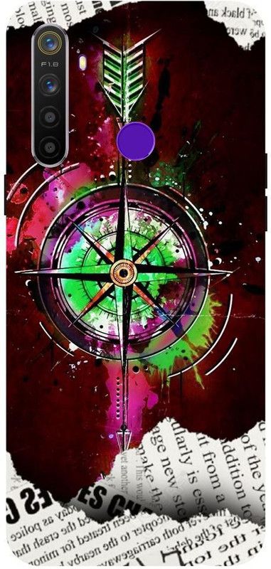 Wall Art Back Cover for Realme 5 Art, Design, Graphics  (Multicolor, Dual Protection, Pack of: 1)