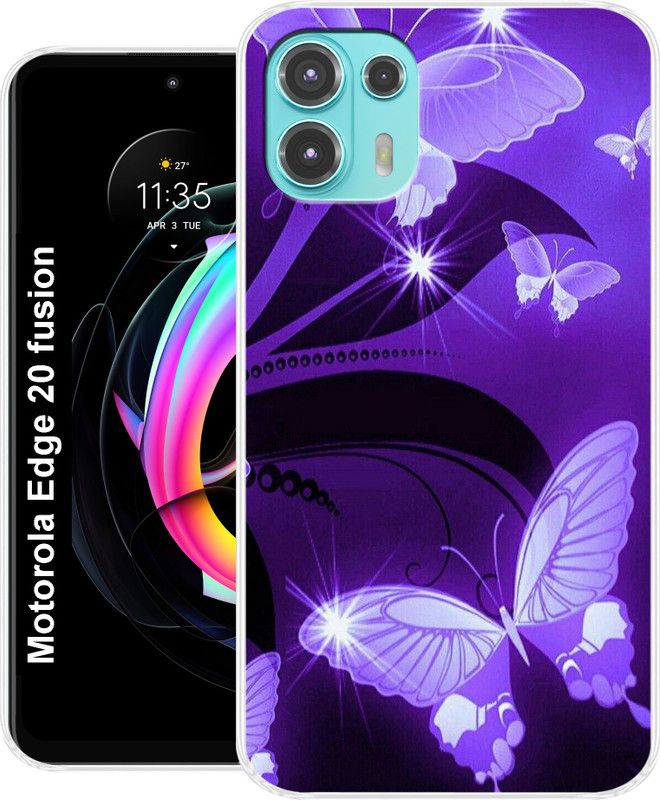 Tokito Back Cover for Motorola Edge 20 Fusion Cases & Cover  (Multicolor, Grip Case, Silicon, Pack of: 1)