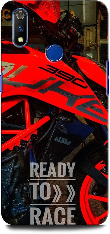 GRAFIQE Back Cover for Realme 3 BIKE, DUKE, DUKEBIKELOVER, SUPERBIKE, RAIDER  (Multicolor, Shock Proof, Pack of: 1)