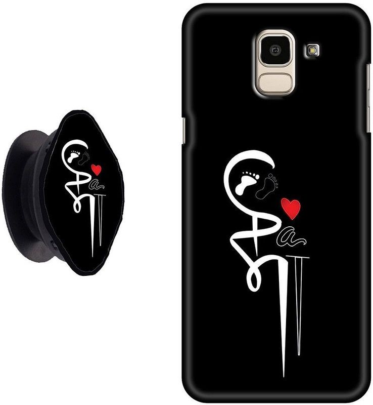 My Swag Back Cover for Samsung Galaxy J6, Samsung Galaxy On6  (Black, Cases with Holder, Pack of: 1)