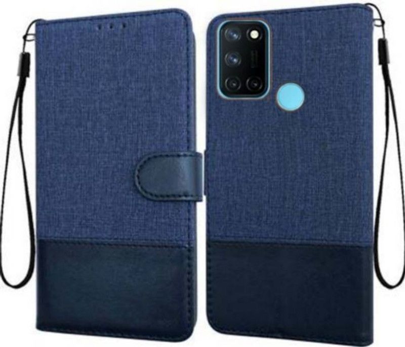 YuniKase Flip Cover for Realme 7i  (Blue, Shock Proof, Pack of: 1)