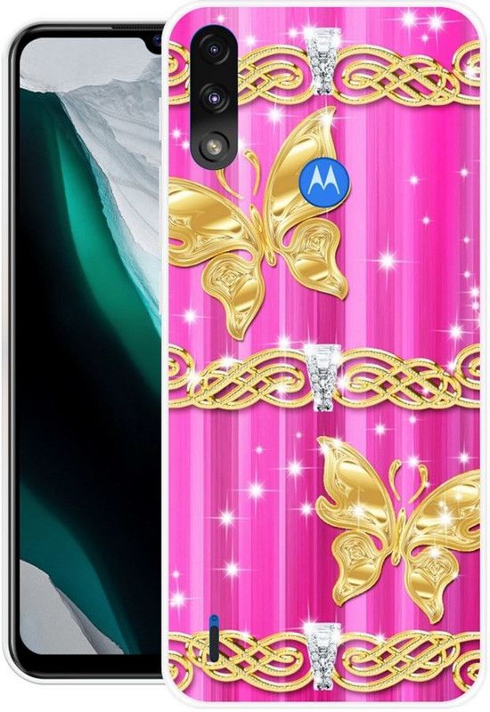 MUSKAY Back Cover for Moto E7 Power  (Multicolor, Grip Case, Silicon)