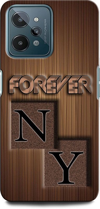 INTELLIZE Back Cover for Realme C31 NY, N LOVE Y, Y LOVE N, N LETTER, Y LETTER, NY NAME  (Multicolor, Hard Case, Pack of: 1)