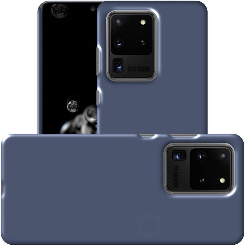 CASE CREATION Back Cover for Samsung Galaxy S11 Plus Case Matte Rubberised Finish Hard Back Cover 360 Protection  (Blue, Grip Case, Pack of: 1)