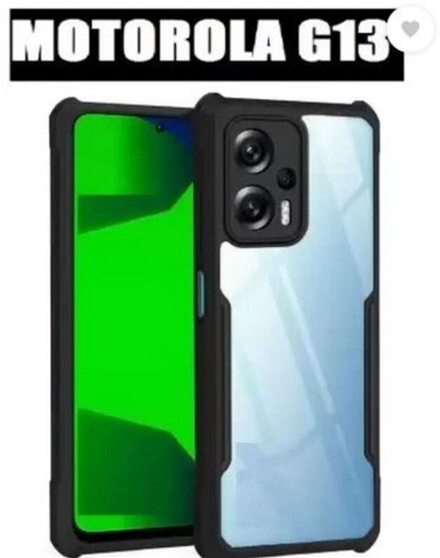 Sciforce Back Cover for MOTO G13, MOTOROLA G13, MOTOROLA MOTO G13, IP  (Transparent, Pack of: 1)