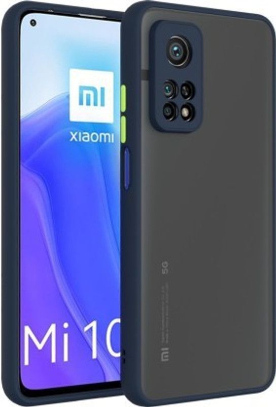 Cermarise Back Cover for Xiaomi Mi 10T 5G  (Blue, Camera Bump Protector, Pack of: 1)