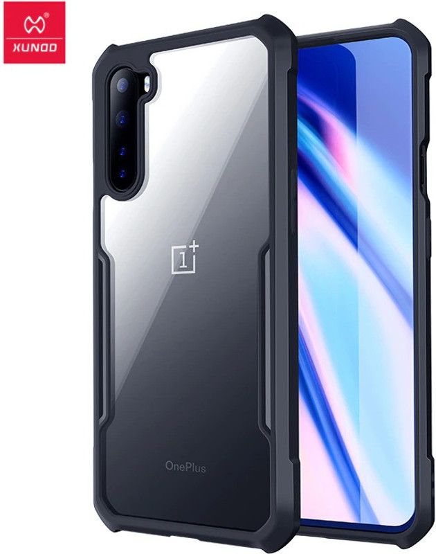 Cermarise Back Cover for Oneplus Nord  (Black, Camera Bump Protector)
