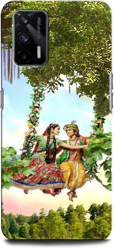 ORBIQE Back Cover for Realme X7 Max RMX3031 KRISHNA, LORD KRISHNA, VASUDEV, GOD, KRISHN KANHIYA, RADHA  (Multicolor, Hard Case, Pack of: 1)