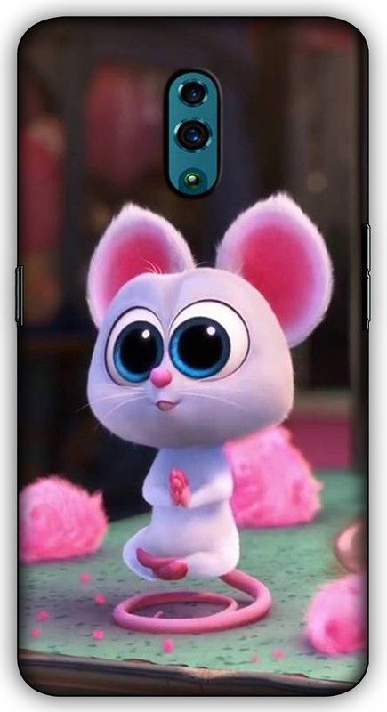 artocus Back Cover for OPPO Reno, OPPO Reno Rabbit Printed Back Cover  (Multicolor, Hard Case, Pack of: 1)