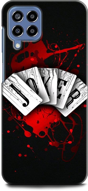 WallCraft Back Cover for SAMSUNG Galaxy M33 5G JOKER, CARD, SPLATTER, QUOTES, PAINT  (Multicolor, Dual Protection, Pack of: 1)