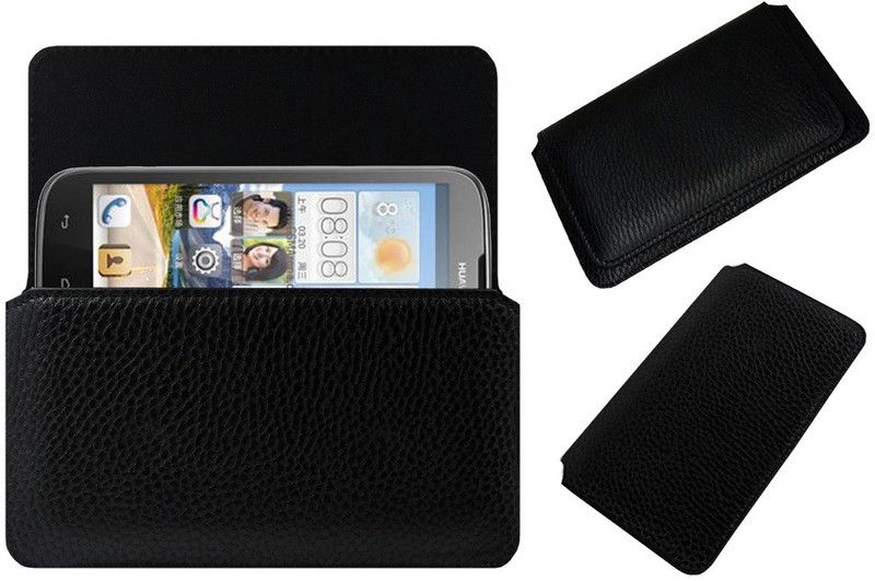 ACM Pouch for Huawei Ascend G610  (Black, Cases with Holder, Pack of: 1)