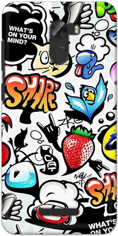 NDCOM Back Cover for Gionee A1 Lite Whats On your Mind? Printed  (Multicolor, Hard Case, Pack of: 1)