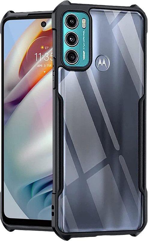 VISHRN Back Cover for Motorola Moto G40 Fusion, Motorola Moto G60  (Transparent, Grip Case, Pack of: 1)