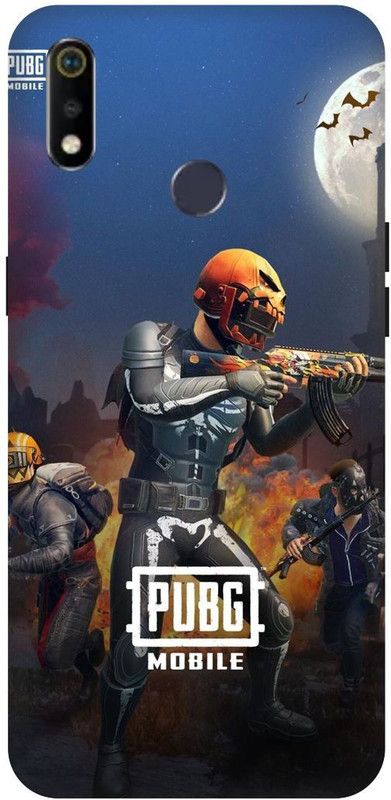 JUGGA Back Cover for realme 3i, RMX1827, PUBG, GAME, MOBILE, GAME  (Multicolor, Hard Case, Pack of: 1)