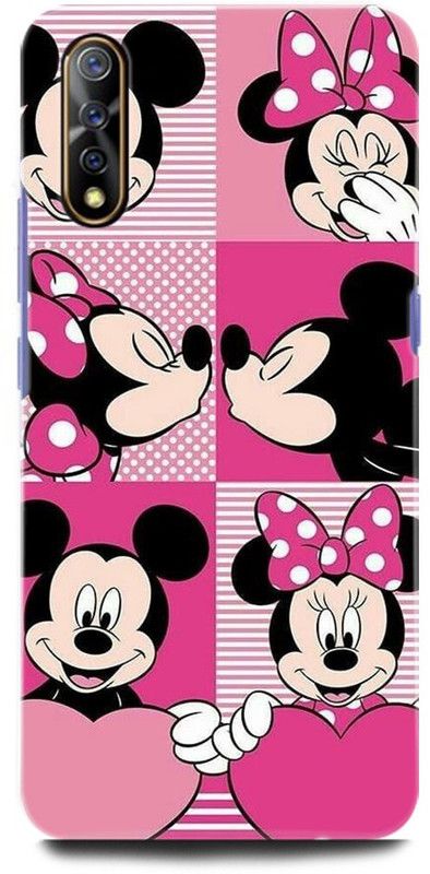 ORBIQE Back Cover for Vivo Z1x 1917 MICKEY MOUSE, DISNEY, CARTOON, CLUBHOUSE, MINNIE MOUSE  (Multicolor, Hard Case)