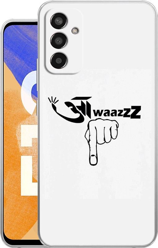 Selfless Back Cover for Samsung Galaxy F13  (White, Black, Grip Case, Silicon, Pack of: 1)