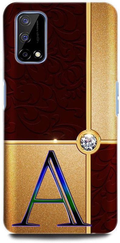 INTELLIZE Back Cover for Realme Narzo 30 Pro RMX2117 A, A LETTER, A DESIGN, A ALPHABET, B NAME  (Multicolor, Hard Case, Pack of: 1)