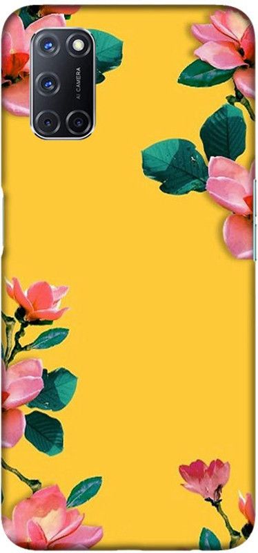 PNBEE Back Cover for Oppo A72, CPH2067 - Flower Print  (Multicolor, Hard Case, Pack of: 1)