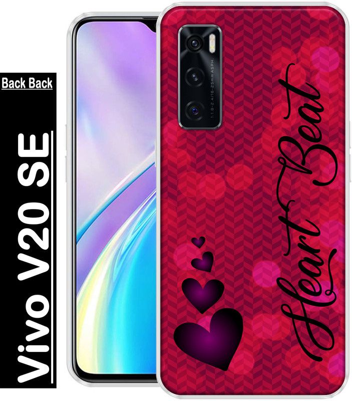 redfly Back Cover for Vivo V20 SE  (Multicolor, Grip Case, Silicon, Pack of: 1)