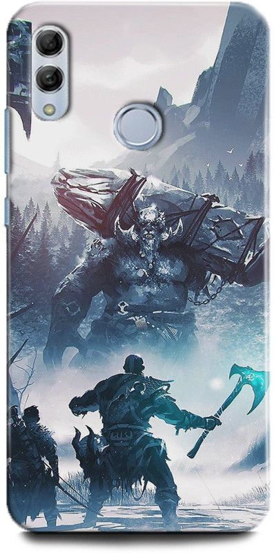 INDICRAFT Back Cover for Honor 10 Lite, God of war, Printed  (Multicolor, Shock Proof, Pack of: 1)