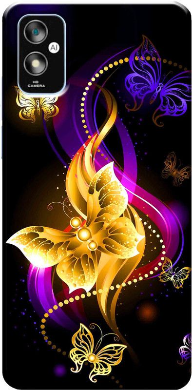 StroFit Back Cover for Itel A23S 2587  (Multicolor, Matte Finish, Silicon, Pack of: 1)