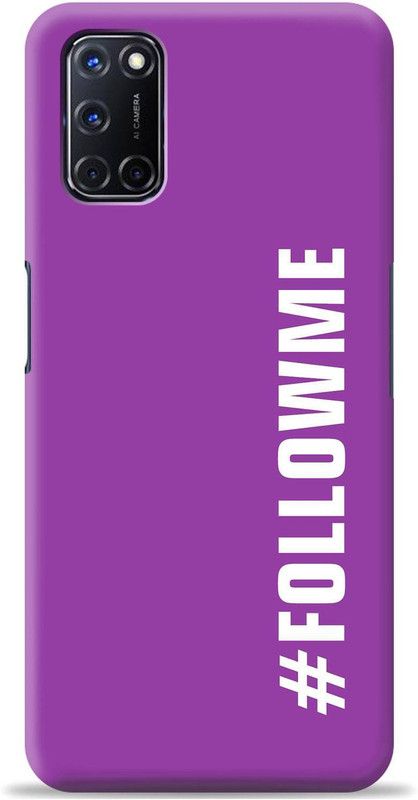 Swagr Back Cover for Oppo A52  (Purple, Shock Proof, Pack of: 1)