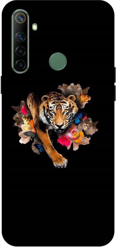 URCHIN Back Cover for Realme5i cheeta, tiger, lion, animal, flowers, guccie  (Multicolor, Shock Proof, Pack of: 1)