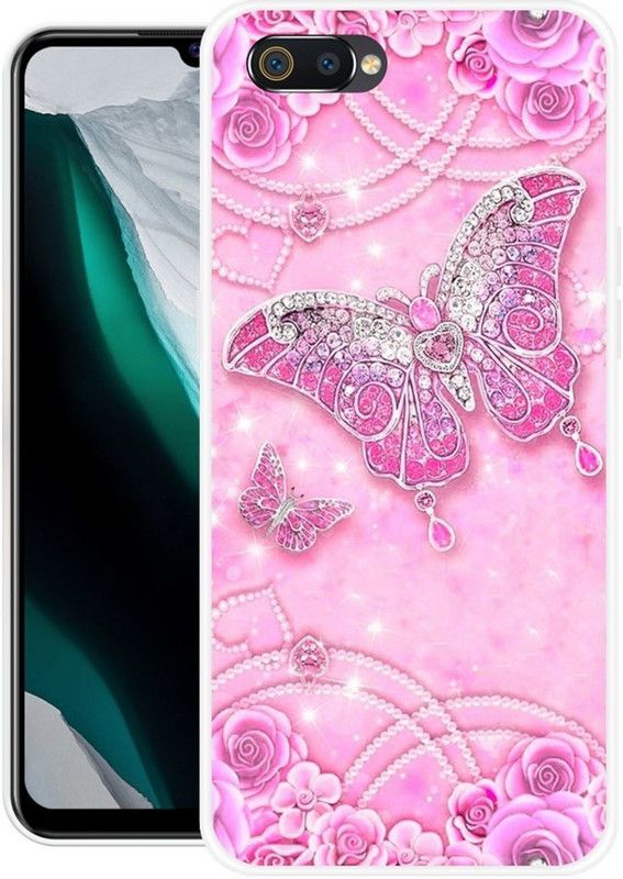 BLUEZAP Back Cover for Realme C1, Oppo A3s  (Multicolor, Grip Case, Silicon, Pack of: 1)