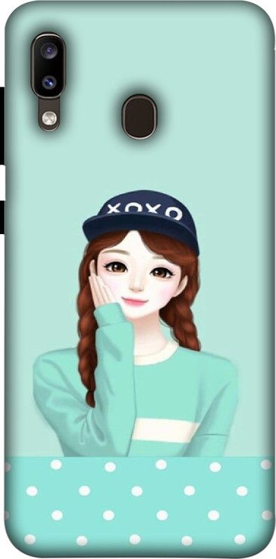 A1 Prints Back Cover for Samsung Galaxy A20  (Blue, Hard Case, Pack of: 1)