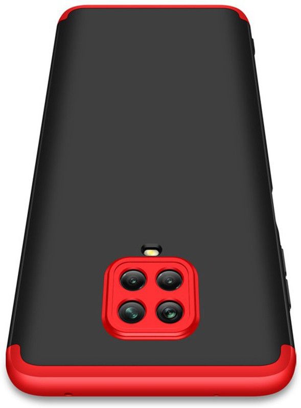 Glaslux Front & Back Case for Redmi Note 9 Pro Max  (Red, Camera Bump Protector, Pack of: 1)