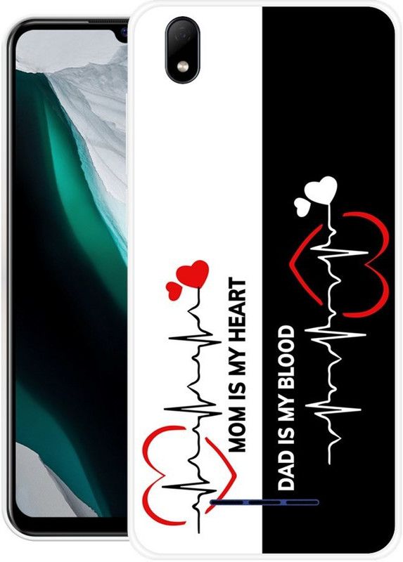 KUDI Back Cover for Lava Z62  (Multicolor, Silicon)