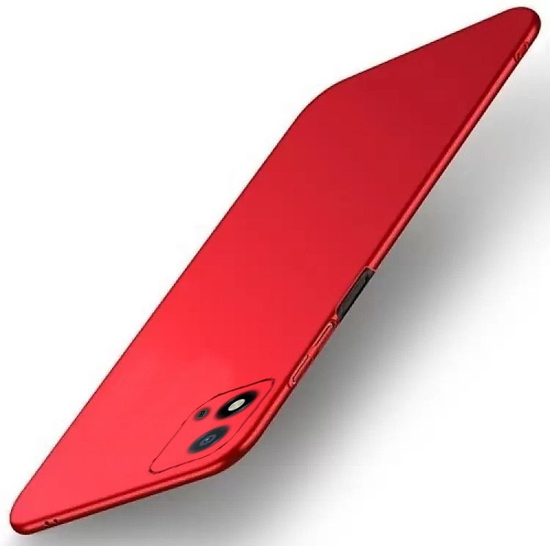 Micvir Back Cover for realme Narzo 50i, Realme C11 2021, Realme C20  (Red, Dual Protection, Pack of: 1)