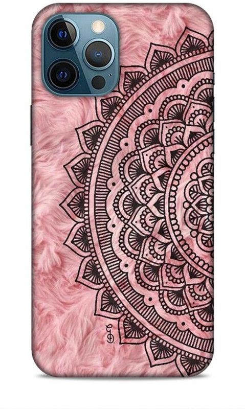 Coverland Back Cover for Apple iPhone 12 Pro Max  (Pink, Black, Waterproof)