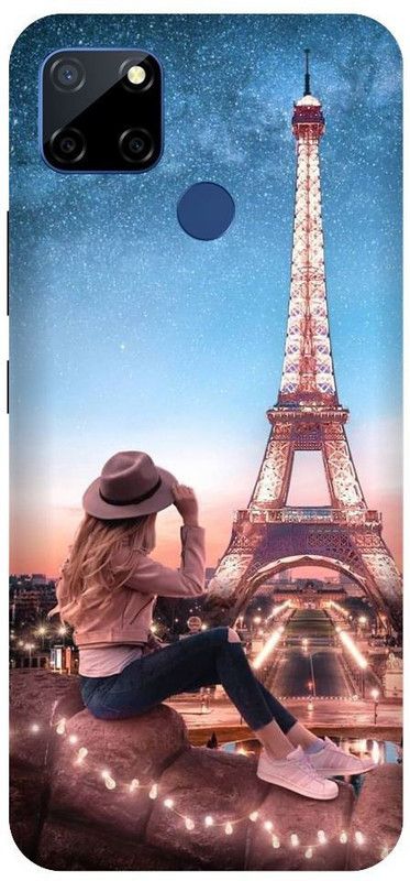 URCHIN Back Cover for Narzo 30A Paris, Love, Cute, Girl, Light, Beautiful  (Multicolor, Shock Proof, Pack of: 1)
